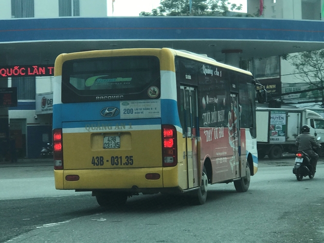 Vẫn cấm xe buýt Quảng Nam đi vào nội thành
