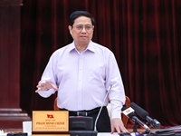Thủ tướng Phạm Minh Chính làm việc với Ban Thường vụ Thành ủy Đà Nẵng