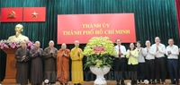 Giáo hội Phật giáo TP HCM đóng góp to lớn cho việc hộ quốc an dân, củng cố khối đại đoàn kết dân tộc