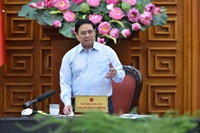 Thủ tướng Phạm Minh Chính chủ trì họp điều hành kinh tế sau khi Hoa Kỳ và một số nước điều chỉnh lãi suất