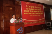 Ban Dân tộc tỉnh Quảng Nam Coi trọng nhiệm vụ bồi dưỡng kiến thức về công tác dân tộc