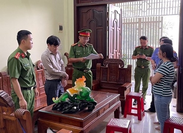 Ông Trương Quý Sửu đã bị khởi tố, bắt tạm giam từ tháng 6/2023. Nguồn: Công an Gia Lai