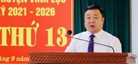 Huyện Vĩnh Lộc bầu Chủ tịch HĐND và Chủ tịch UBND huyện đạt 100 số phiếu