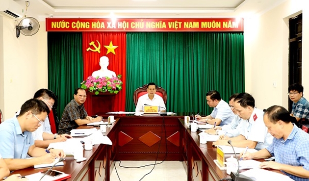 Chủ tịch UBND tỉnh Hà Giang tiếp công dân ngày 11/10. Ảnh: Kim Tiến