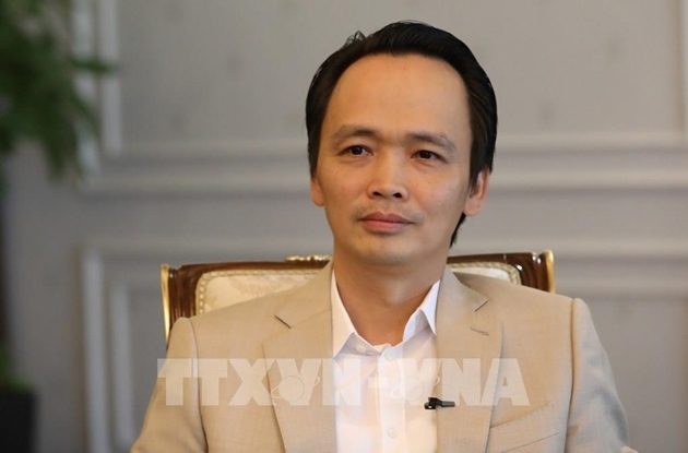 Ông Trịnh Văn Quyết, nguyên Chủ tịch HĐQT Công ty CP Tập đoàn FLC. Ảnh: TTXVN