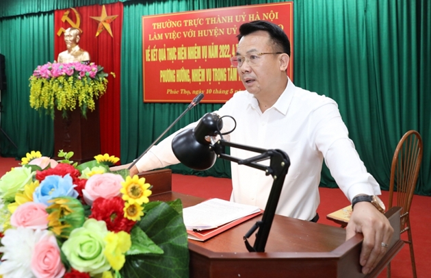 Không có căn cứ xác định ông Nguyễn Đình Sơn, nguyên Phó Chủ tịch UBND huyện Phúc Thọ bao che. Ảnh: IT