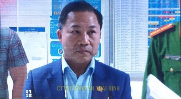 Cơ quan Cảnh sát điều tra, Công an tỉnh Thái Bình công bố các quyết định và lệnh đối với ông Lưu Bình Nhưỡng. Ảnh: Công an Thái Bình