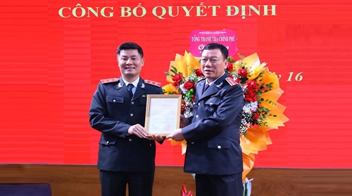Trao quyết định bổ nhiệm Phó Tổng Thanh tra Chính phủ Nguyễn Văn Cường