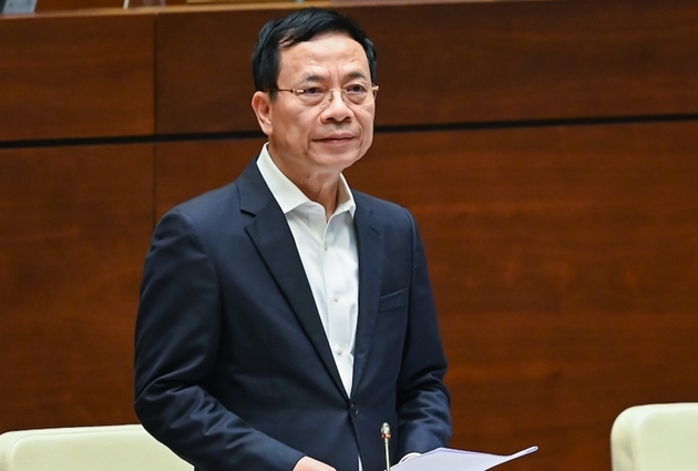 Bộ trưởng Thông tin và Truyền thông Nguyễn Mạnh Hùng. Ảnh: Đ.X