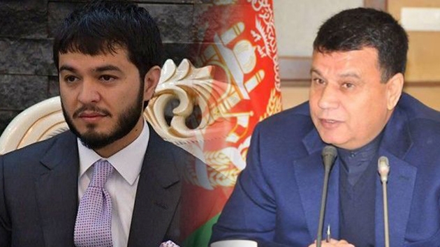 Cựu Chủ tịch Hạ viện Afghanistan Mir Rahman Rahmani (phải ảnh) và con trai Ajmal Rahmani nằm trong "danh sách đen" bị trừng phạt của Mỹ do dính líu tham nhũng. Ảnh: Hasht-E Subh