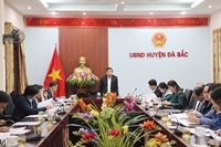 Ban chỉ đạo các Chương trình MTQG tỉnh Hoà Bình kiểm tra, đôn đốc tiến độ các Chương trình tại huyện Đà Bắc