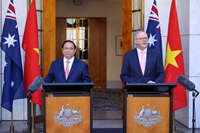 Việt Nam - Australia ra Tuyên bố Chung về việc nâng cấp quan hệ lên Đối tác Chiến lược toàn diện