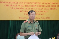 Đoàn Giám sát của Quốc hội làm việc với UBND tỉnh Đồng Nai
