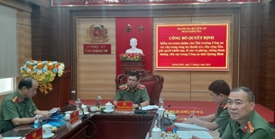 Thanh tra Bộ Công an kiểm tra tại Công an tỉnh Quảng Bình