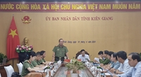Thanh tra Bộ Công an kiểm tra tại UBND tỉnh Kiên Giang