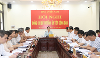 Bí thư Tỉnh ủy Hà Nam tiếp công dân định kỳ tháng 4