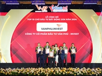 Văn Phú - Invest lần thứ 2 liên tiếp lọt vào danh sách Top 10 chủ đầu tư bất động sản