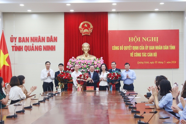 Quảng Ninh công bố các quyết định về công tác cán bộ

