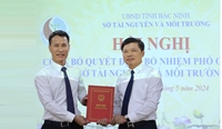 Sở Tài nguyên và Môi trường Bắc Ninh có tân Phó Giám đốc