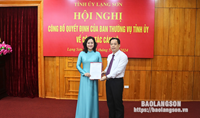 Tỉnh ủy và UBND tỉnh Lạng Sơn có tân Phó Chánh Văn phòng