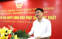 Thái Bình Giám đốc Sở Nội vụ được bầu giữ chức vụ Phó Chủ tịch UBND tỉnh
