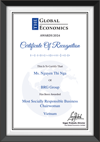 Chủ tịch Tập đoàn BRG được vinh danh “Chủ tịch Tập đoàn Cống hiến cho Xã hội” tại Giải thưởng Global Economics 2024