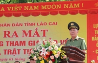 Lào Cai ra mắt lực lượng tham gia bảo vệ an ninh, trật tự ở cơ sở